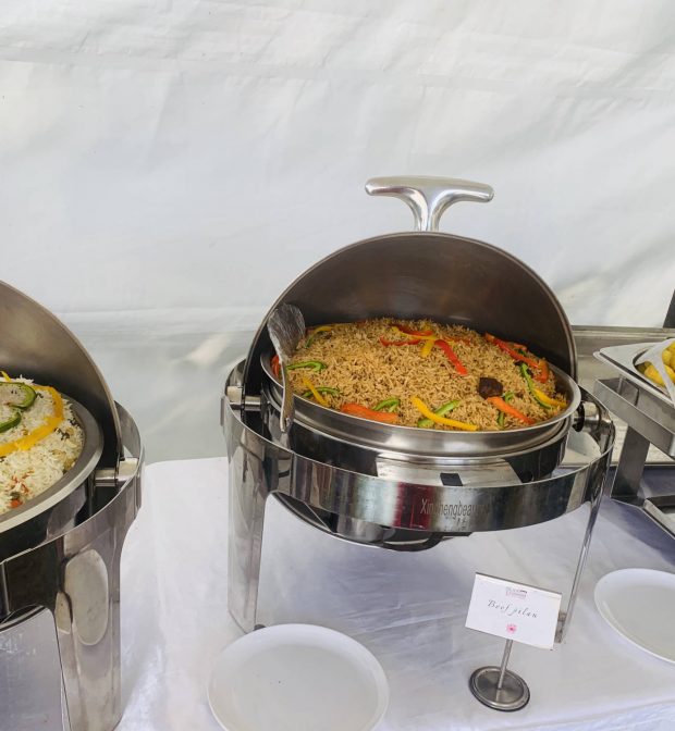 Outside catering by The Emory Allure