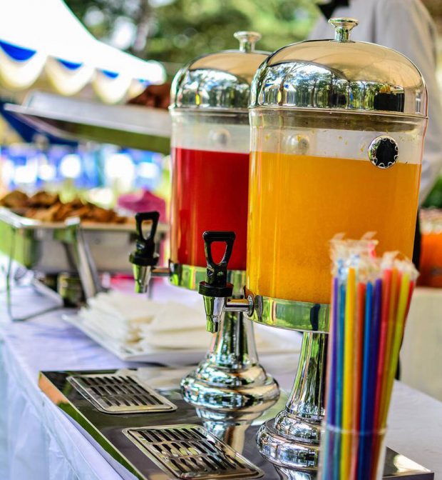 Outside catering by The Emory Allure