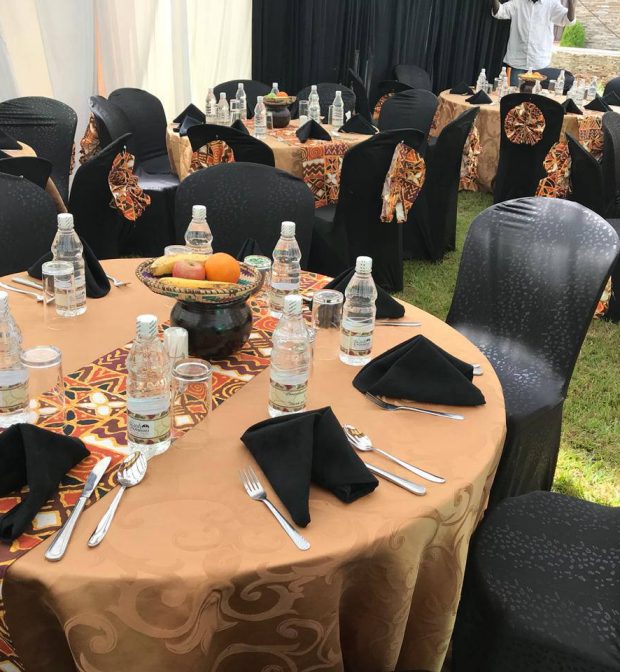 Outside catering by The Emory Allure